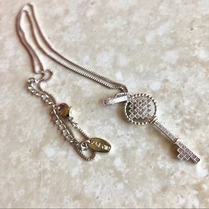 Jewelry - Silver studded key necklace Jewelry - Silver studded key necklace